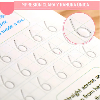 Magic Escritura Pro® - Set Cuadernos Magic Caligrafía Montessori