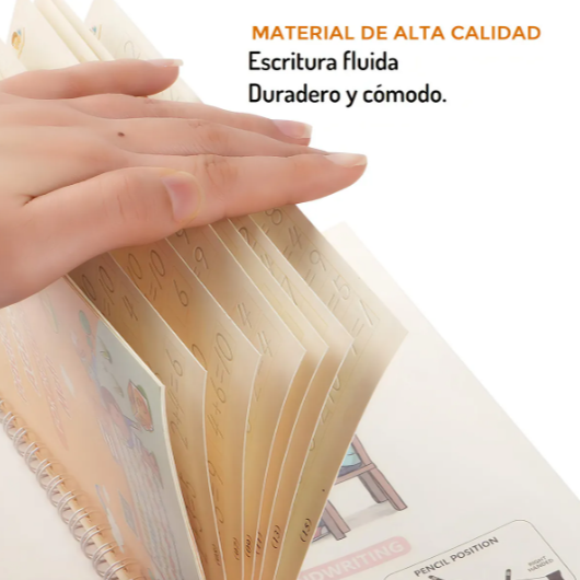 Magic Escritura Pro® - Set Cuadernos Magic Caligrafía Montessori