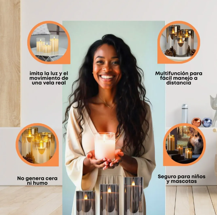 LumiFlame™ - Luz que transforma tu espacio