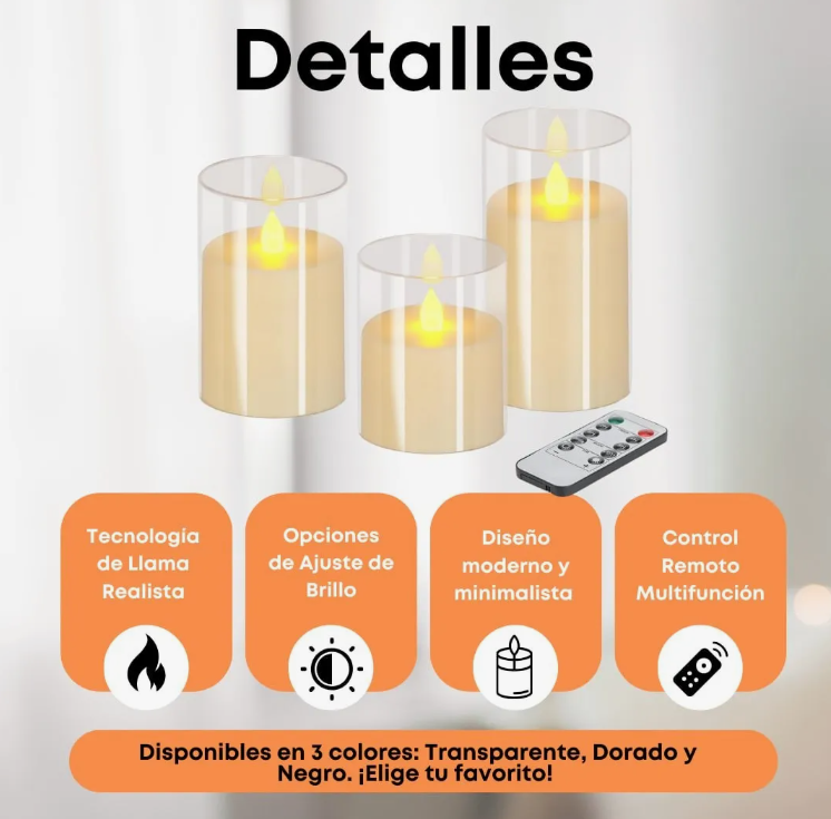 LumiFlame™ - Luz que transforma tu espacio